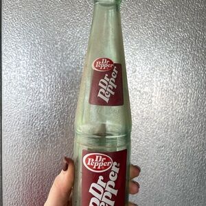 Vintage Dr Pepper Glass Bottle